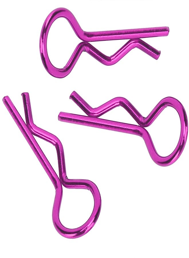 LZKW RC Car Shell Body Clips, RC Body Clips Portable for 1/6 RC Car for 1/10 RC Car for 1/5 RC Car for 1/8 RC Car(Purple) - Image 2
